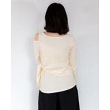 変形ニットカットソー レーディス リブ | Frenchic | 詳細画像17 