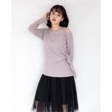 変形ニットカットソー レーディス リブ | Frenchic | 詳細画像6 