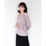 変形ニットカットソー レーディス リブ | Frenchic | 詳細画像7 