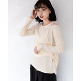 変形ニットカットソー レーディス リブ | Frenchic | 詳細画像23 