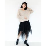 Ｖネックニットトップス レーディス 長袖 | Frenchic | 詳細画像7 