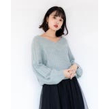 Ｖネックニットトップス レーディス 長袖 | Frenchic | 詳細画像11 