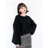 ブラック | ふわふわトップス レーディス ボア | Frenchic