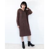 フード付き ニットワンピース レーディス | Frenchic | 詳細画像5