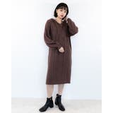 フード付き ニットワンピース レーディス | Frenchic | 詳細画像10