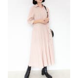 ベビーピンク | 切り替えプリーツワンピース レーディス ワンピース | Frenchic