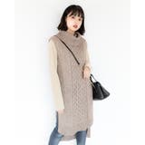 ノースリーブ ワンピース レーディス ワンピース  セーター 春 夏 秋 冬 | Frenchic | 詳細画像9 