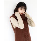 ノースリーブ ワンピース レーディス ワンピース  セーター 春 夏 秋 冬 | Frenchic | 詳細画像25 