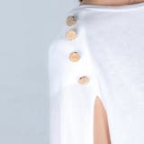 シャンクボタン付きマントニット レーディス トップス | Frenchic | 詳細画像8 