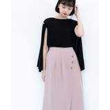 シャンクボタン付きマントニット レーディス トップス | Frenchic | 詳細画像4 