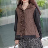 フリル付きキルティングアウター | Frenchic | 詳細画像1 