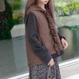 フリル付きキルティングアウター | Frenchic | 詳細画像3 