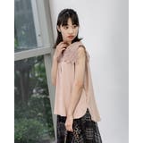 レース襟ノースリーブブラウス | Frenchic | 詳細画像3 