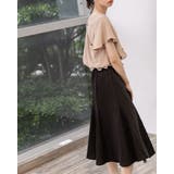 ２WAYドット柄ウエストギャザーペプラムブラウス | Frenchic | 詳細画像4 