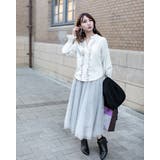 パール付きチュールスカート | Frenchic | 詳細画像7
