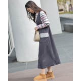 ワイドサロペットスカート もこもこポケット付き | Frenchic | 詳細画像12 