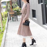 Vネック花柄ワンピース | Frenchic | 詳細画像8