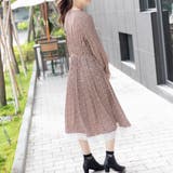 Vネック花柄ワンピース | Frenchic | 詳細画像9
