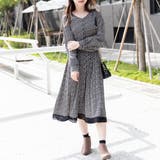 Vネック花柄ワンピース | Frenchic | 詳細画像2