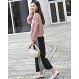 透かし編み 花柄ックカーディガン | Frenchic | 詳細画像12 