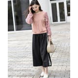 透かし編み 花柄ックカーディガン | Frenchic | 詳細画像9 