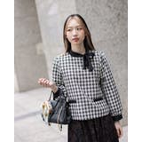 チェックリボンタイブラウス | Frenchic | 詳細画像16 