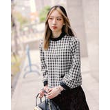 チェックリボンタイブラウス | Frenchic | 詳細画像2 