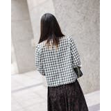 チェックリボンタイブラウス | Frenchic | 詳細画像5 