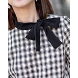 チェックリボンタイブラウス | Frenchic | 詳細画像9 