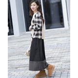 もこもこロングスカート ポケット花柄刺繍 | Frenchic | 詳細画像4 