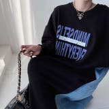 韓国ファッション MINDSETデニム×スウェットロングワンピース 冬 | LoveTiara | 詳細画像7