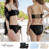 ブラック | 夏新作 シアーガウン付き MONOビキニセット | MILIMILI