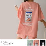 オレンジ | 春夏新作CEREALTシャツ×ショートパンツ セットアップ | LoveTiara