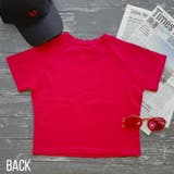 新作 インポートライクなラウンドメッセージショートTシャツ トップス | MILIMILI | 詳細画像4