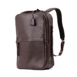 チョコ | 新色キャメル追加【PID】 ビジネスリュック レザーリュック | LOWARD