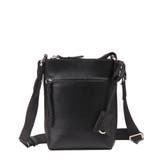 クロ | 【PID 】 撥水レザー ミニショルダーバッグ PAV107 | LOWARD