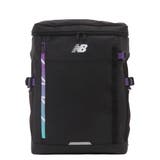 パープル | 【NEW BALANCE】グラデーションファスナー ボックスリュック | LOWARD