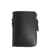 クロ | 【AVIREX】バッファローレザー ミドルウォレット AX9301  | LOWARD