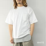 ホワイト | 2点セット ビッグTシャツ ロング丈タンクトップ | ローコス