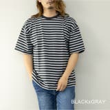ブラック×グレイ | Tシャツ メンズ 半袖 | ローコス