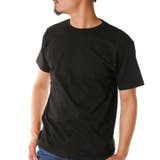 ブラック | 半袖Tシャツ メンズ クルーネック | ローコス