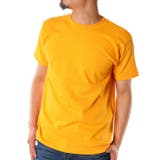 オレンジ | 半袖Tシャツ メンズ クルーネック | ローコス