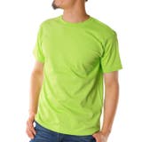 グリーン | 半袖Tシャツ メンズ クルーネック | ローコス