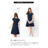 フォーマルタックワンピース【パーティードレス 袖あり レディース | LIFE STYLE ablana | 詳細画像4 