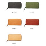 栃木レザー製(Wこがし)長財布ラウンドウォレット【レディース メンズ 小銭入れ | LIFE STYLE ablana | 詳細画像2 