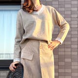 ニットトップス レース切り替え レディース | LTL | 詳細画像29