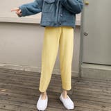 ベージュ | ニットパンツ 低身長さん向け 股上深め | LTL