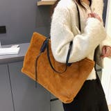キャメル | トートバッグ ファーバッグ ふわふわ | LTL