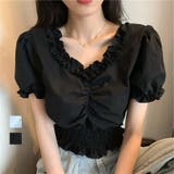 夏服 新作 フリルブラウス | LTL | 詳細画像1