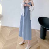 キャミワンピースVネックロング丈 バックスリット クロスストラップ | LTL | 詳細画像17